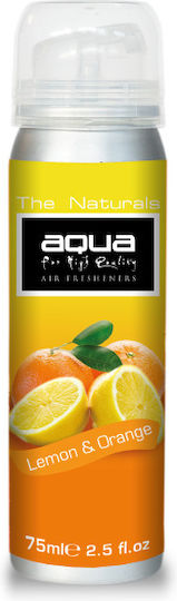 Aqua Car Air Freshener Spray The Naturals Lemon & Orange 75ml 00-0