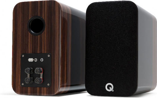 Q-Acoustics Concept 300 Ζεύγος Ηχείων Hi-Fi Βιβλιοθήκης 2 Δρόμων Π35.5xΒ40xΥ20εκ. Τριανταφυλλιά