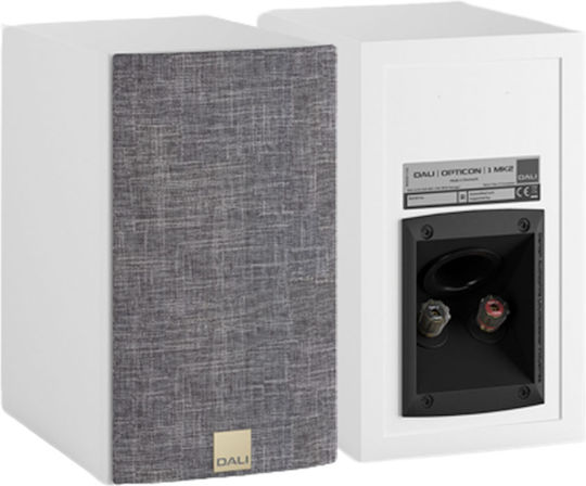 Opticon 1 MKII Ζεύγος Ηχείων Hi-Fi Βιβλιοθήκης 2 Δρόμων Π15.2xΒ23.1xΥ26.1εκ. Μαύρο
