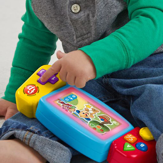 Fisher Price Babyspielzeug Bildungsspielkonsole mit Musik für 9++ Monate