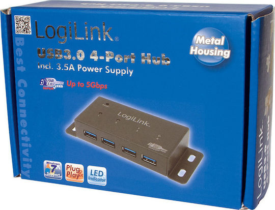 LogiLink Hub 4 Porturi USB 2.0 Cu Conectare USB-A