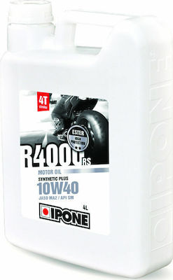 Ipone R4000 RS Semi-synthetic Motorcycle Oil for Four-Stroke Engines 10W-40 4lt