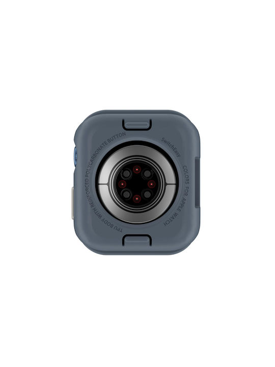 SwitchEasy Odyssey Carcasă de Silicon Abyss Blue pentru / Apple Watch 45mm
