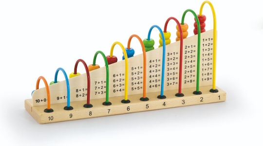 Andreu Toys Μαθηματικός Άβακας Άβακας από Ξύλο για 3+ Ετών