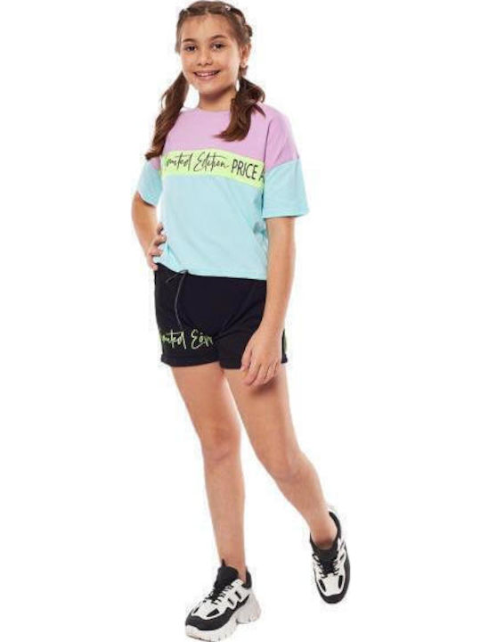 Evita Set Pentru Copii Cu Pantaloni Scurți Multicolor 2 Bucăți