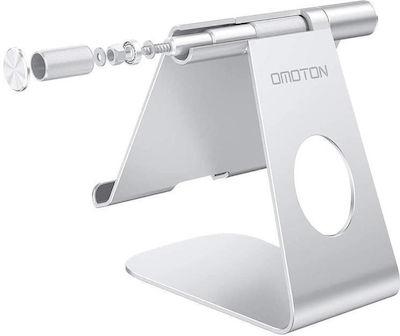 Omoton T1 Tablet Stand Desktop Silver