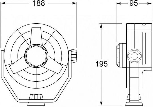 Hella Ventilator Σκάφους