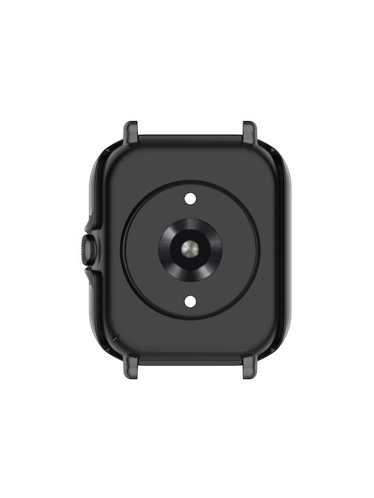 Plastikhülle mit Glas in Schwarz Farbe für Amazfit GTS 3