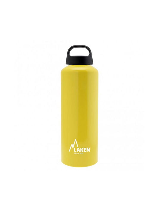 Laken Classic Παγούρι Αλουμινίου 1000ml Κίτρινο
