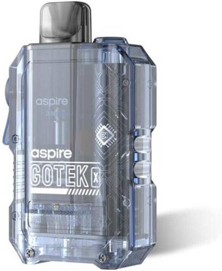 Aspire Gotek X Translucent Royal Blue Pod Kit 4.5ml με Ενσωματωμένη Μπαταρία