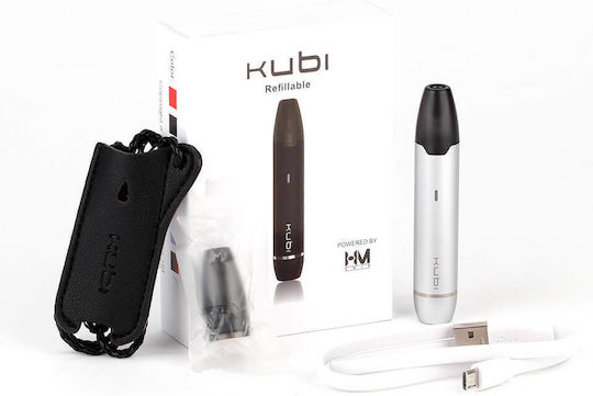 Hotcig Kubi Pod-Bausatz 1.7ml mit eingebauter Batterie 550mAh White Gold