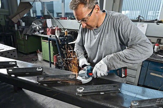 Bosch GWS 18V-10 Τροχός 125mm Μπαταρίας 18V Solo