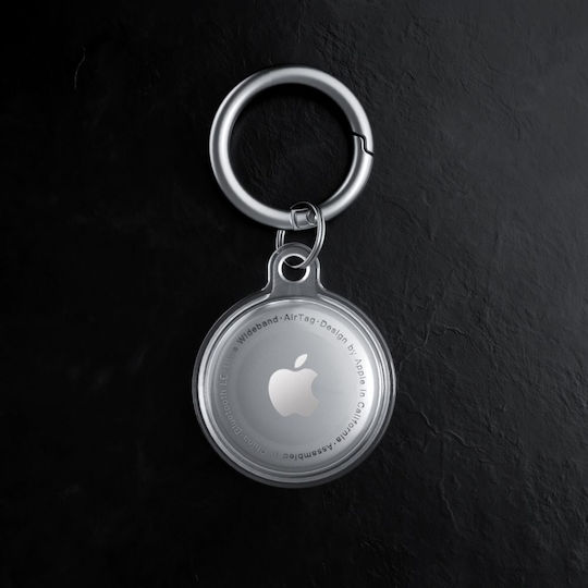Tech-Protect Icon Θήκη Μπρελόκ Σιλικόνης για AirTag σε Διάφανο χρώμα
