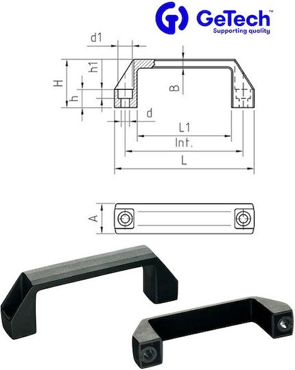Getech Mânere de Unelte Maner de sudare din plastic L:107 B1MPP10711 1buc