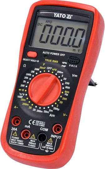 Yato Digital Multimeter True RMS with AC / DC / Resistance / Capacitance / Temperature Measurement YT-73083