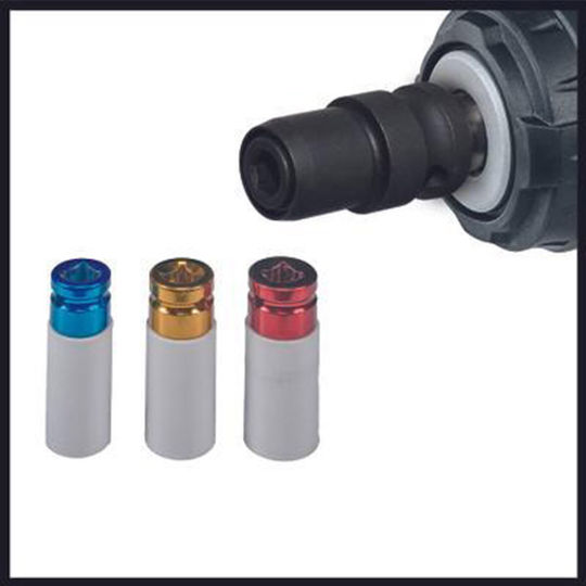 Einhell Impaxxo 18/400 Brushless Impact Wrench Battery 18V Solo with Socket 1/2"