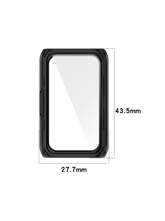 Sonique Schutz Tempered Glass Soniqu Plastikhülle mit Glas Dark Green für / Band 7