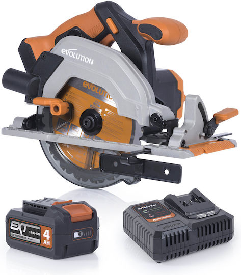 Evolution Δισκοπρίονο 18V Solo με Σύστημα Αναρρόφησης