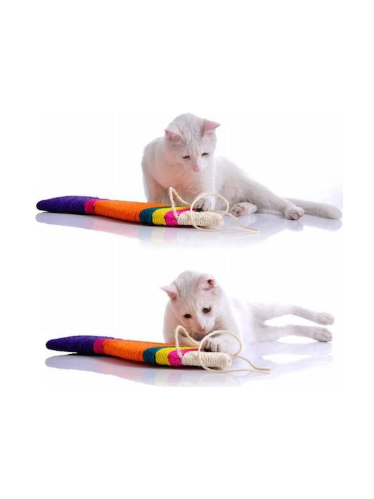 Nobleza Stâlp Pentru Zgâriere De Pisici Covoraș Multicolor 36x16cm