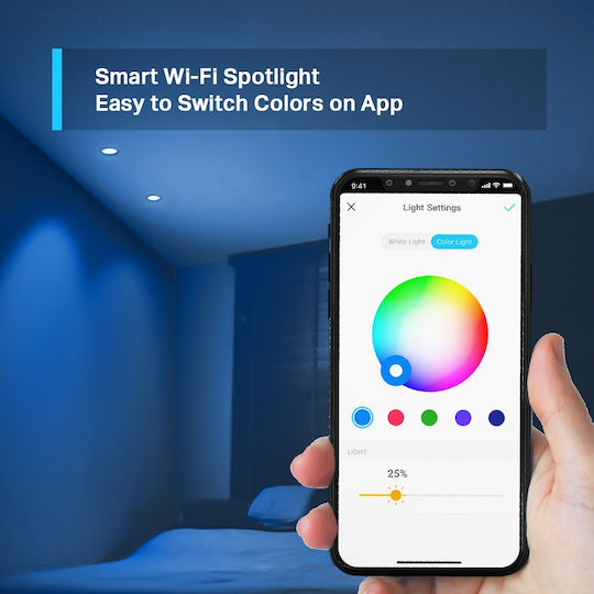 TP-LINK Smart Bulb Tapo L630 v1 LED 3.7W for Socket GU10 RGB 350lm Dimmable