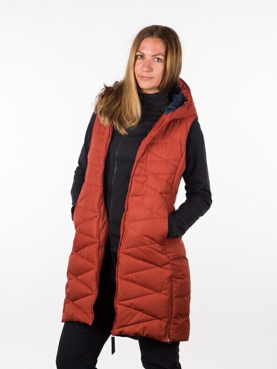 Street Raelyn Women's Long Puffer Jacket for Winter Rust