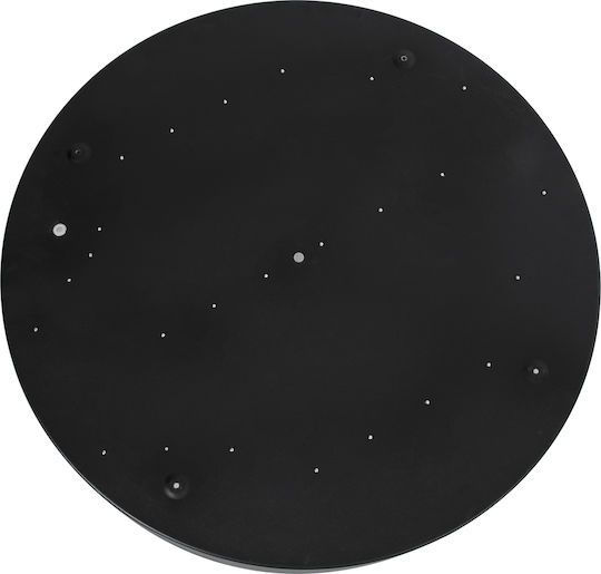 GloboStar Narnia Πλαφονιέρα Οροφής 60εκ. Μαύρη με Ενσωματωμένο LED και Τηλεχειριστήριο