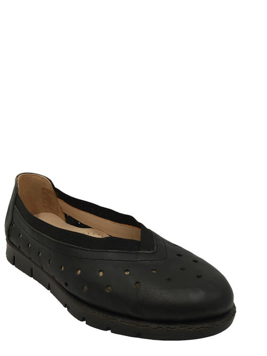 Aerosoles Leather Ballerinas Black