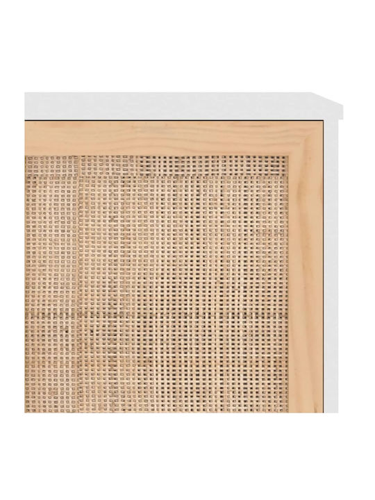 Μπουφές από Μασίφ Ξύλο Μπεζ 105x30x60cm