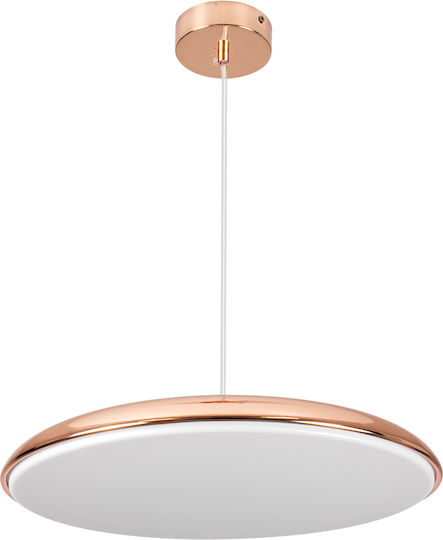 GloboStar Baron Ceiling Light Copper LED with Adjustable Warm to Cool White Light Bell 40x40cm