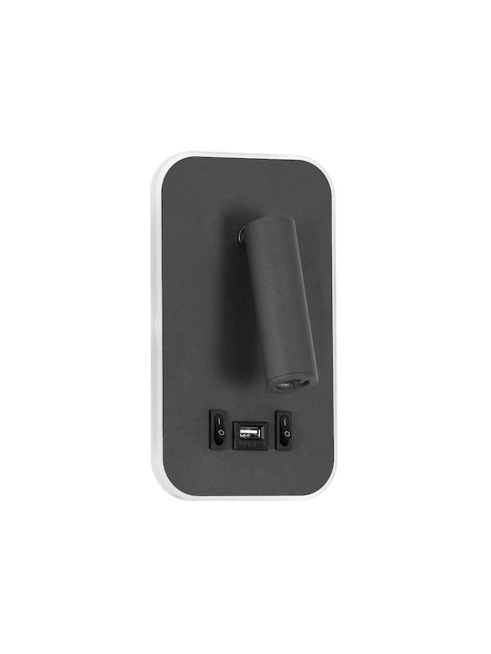 GloboStar Lady-o Monos LED Alb Natural Spot în Culoare Gri