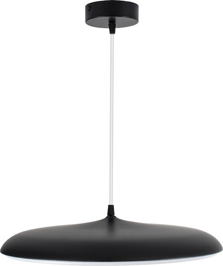 GloboStar Baron Lumini Suspendate Negru LED Cu Bianco Reglabil Lumină Cu Pantaloni Evazați 40x40cm