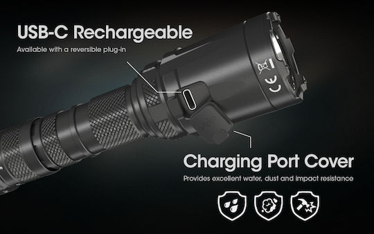 NiteCore LED IP68 с Максимална Яркост 2100лм SRT6i Черен