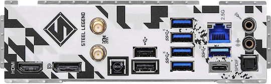 ASRock B650E Steel Legend WiFi Motherboard ATX με AMD AM5 Socket 90-MXBJY0-A0UAYZ