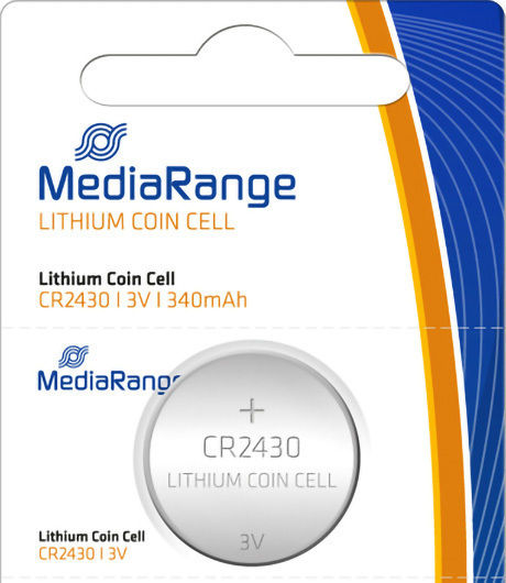 MediaRange Lithium Coin Cell Μπαταρία CR2430 3V 1τμχ