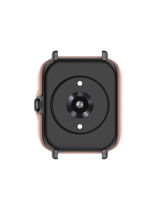 Plastikhülle mit Glas in Rosa Farbe für Amazfit GTS 3