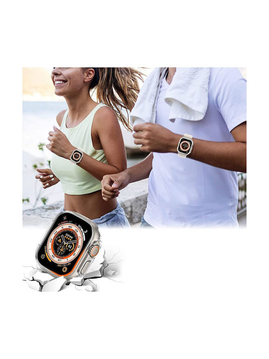 Tech-Protect Defense 360 Plastikhülle mit Glas Titanium für Apple Watch Ultra 49mm