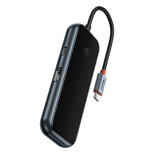 Baseus AcmeJoy USB-C Docking Station with HDMI 4K PD Gray