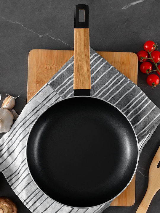 Bergner Earth Pan With Lid made of Cast Aluminum with Non-Stick Coating 28cm