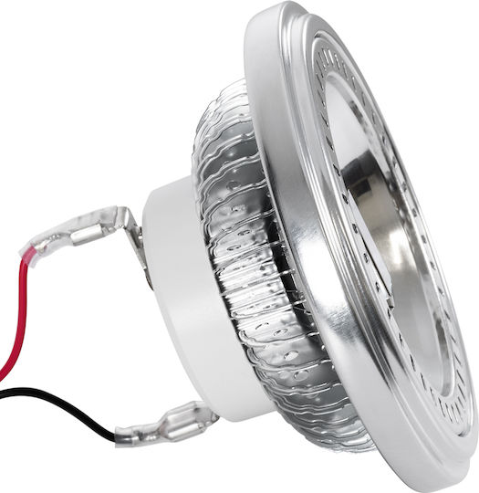 GloboStar Darko LED Bulb 14W 90mm for Socket GU10 and Shape AR111 Cool White 1694lm