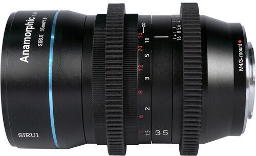 Crop Φωτογραφικός Φακός 35mm f/1.8 Super35 Anamorphic 1.33x Standard Zoom για Canon RF Mount Μαύρος