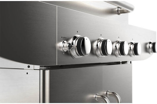 Teka Gourmet 4100 G Gasgrill Rost 44.5cmx65.5cmcm mit 2 cm 3.22kW und Seitenbrenner
