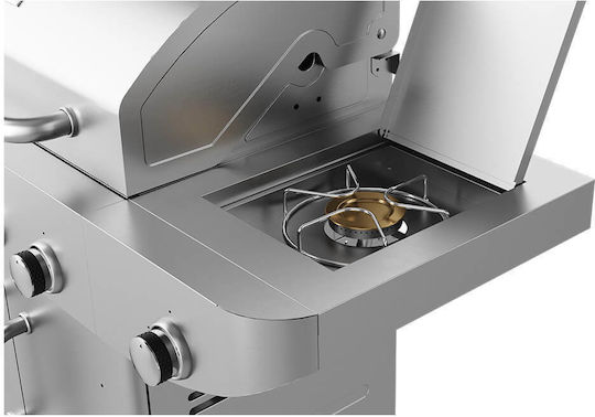 Teka Gourmet 4100 G Gasgrill Rost 44.5cmx65.5cmcm mit 2 cm 3.22kW und Seitenbrenner