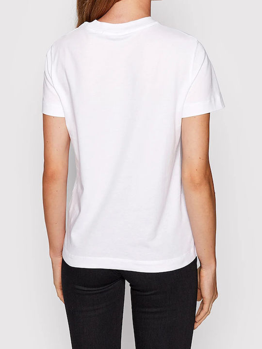 Calvin Klein Core Monogram Damen T-Shirt Weiß