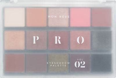 Mon Reve Pro Eye Shadow Palette Matte in Solid Form Vol 02 15gr