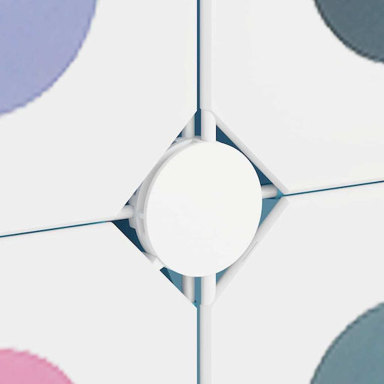 vidaXL Spielzeug Aufbewahrungssystem aus Kunststoff Blau 155x31.5x154cm 15Stück