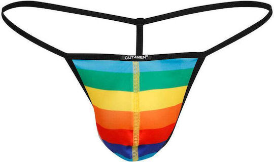 Cut4Men G-String Provocative C4M02 Rainbow