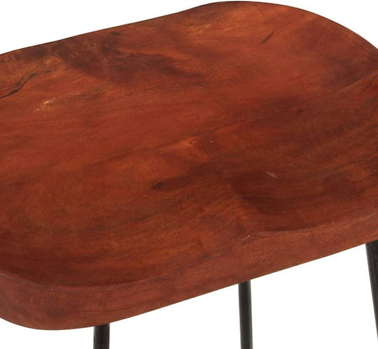 Hocker Bar Hölzernes Gavin Coffee 2Stück 45x40x63cm