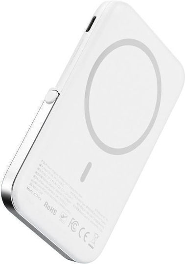 Mcdodo MC-7051 MagSafe Power Bank 5000mAh 20W с USB-C порт Power Delivery Бял