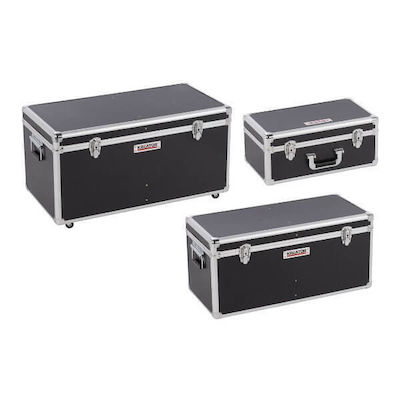 Kreator Tool Storage Aluminum Box 475x260x210mm, 680x310x320mm, 730x380x360 mm 3pcs KRT640501B