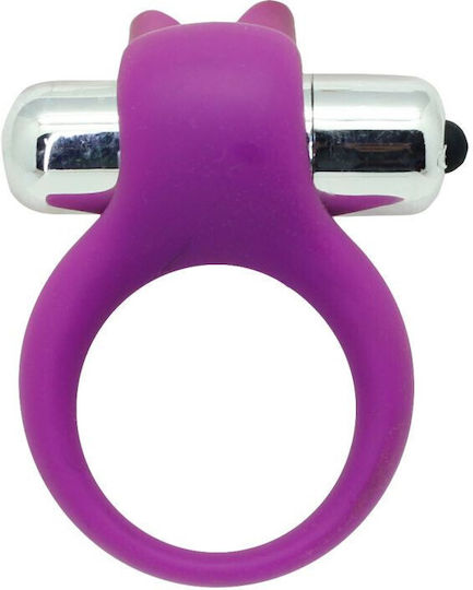 Toyz4lovers Timeless Stretchy Ring Δονούμενο Δαχτυλίδι Πέους Purple